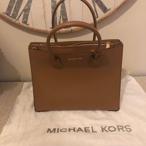 Michael Kors Mercer Saffiano Leather Tote Bag